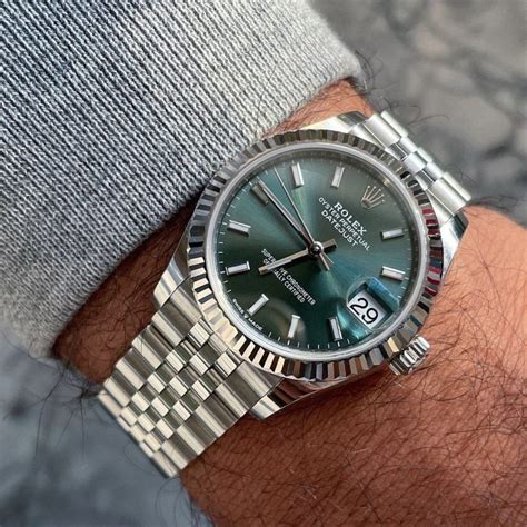 datejust 41 fond vert